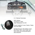 thumbnail image 4 of 3 in 1 Electrical Tachometer Oil Pressure Gauge Water Temp Meter for RV Yacht Truck, 4 of 7