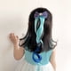 thumbnail image 4 of Peluca con degradado de tinte deslumbrante con lazo estilo princesa, piezas de cabello, peluca para niños, clip lateral enrollable, clip de mar fluido, accesorios para el cabello, 4 of 5