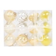 thumbnail image 2 of 12 Piezas Adornos de Bolas de Navidad Juego de Decoración de de Navidad Colgantes Adornos de Navidad a Granel para Suministros de Fiesta de Amarillo, 2 of 8