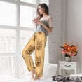 thumbnail image 4 of Uemuo German Shepherd Dog Pattern Women's Wide Leg Palazzo Lounge Pants with Pockets Light Weight Loose Comfy Casual Pajama Pants-Large, 4 of 9