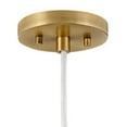 thumbnail image 6 of 83257MW-HB Lark Simon - 1 Light Pendant In Mid-Century Modern Style-10 Inches Tall and 13 Inches Wide-Matte White/Heritage Brass Finish, 6 of 18
