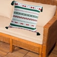 thumbnail image 4 of Cubierta de Almohada de Boho de Navidad con Tassel Moderna Geométrica Decorativo Tejido Bohemio Funda de Almohada para Sofá Sofá Verde Baoblaze fundas de almohada de tiro boho, 4 of 8