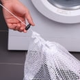 thumbnail image 4 of Large Thicken Mesh Protect Clothing Washing Heavy Duty Laundry Drawstring Bag XL 60X80cm, 4 of 8