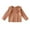Brown, variant on Toddler Girls T Shirt with Ruffles White Long Sleeve T-Shirts Kids Crewneck Basic Tees Fall Tops Girl Top 1-2 Years
