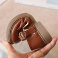 thumbnail image 3 of Zapatos de princesa con lazo para niñas, zapatos de cuero pequeños con suela suave para primavera, zapatos individuales para niños pequeños y grandes, 3 of 3
