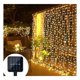 thumbnail image 1 of Cortina de luz solar de 3 x 2 m, luz LED blanca cálida, impermeable para exteriores, 1 of 1
