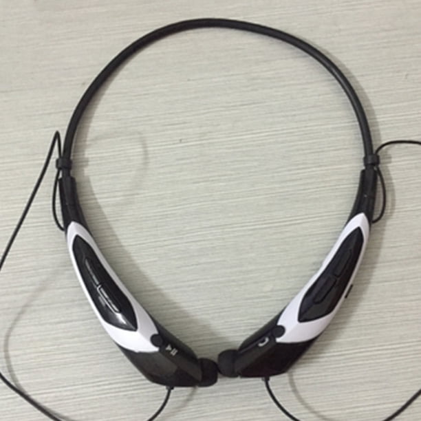 Auriculares Bluetooth, auriculares inalámbricos con banda para el cuello Bluetooth 4.0 con auriculares retráctiles, auriculares deportivos con cancelación de ruido a prueba de sudor Adepaton 2033203-2