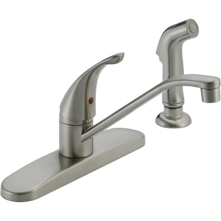 Peerless SingleHandle SideSpray Kitchen Faucet, Stainless  Walmart.com
