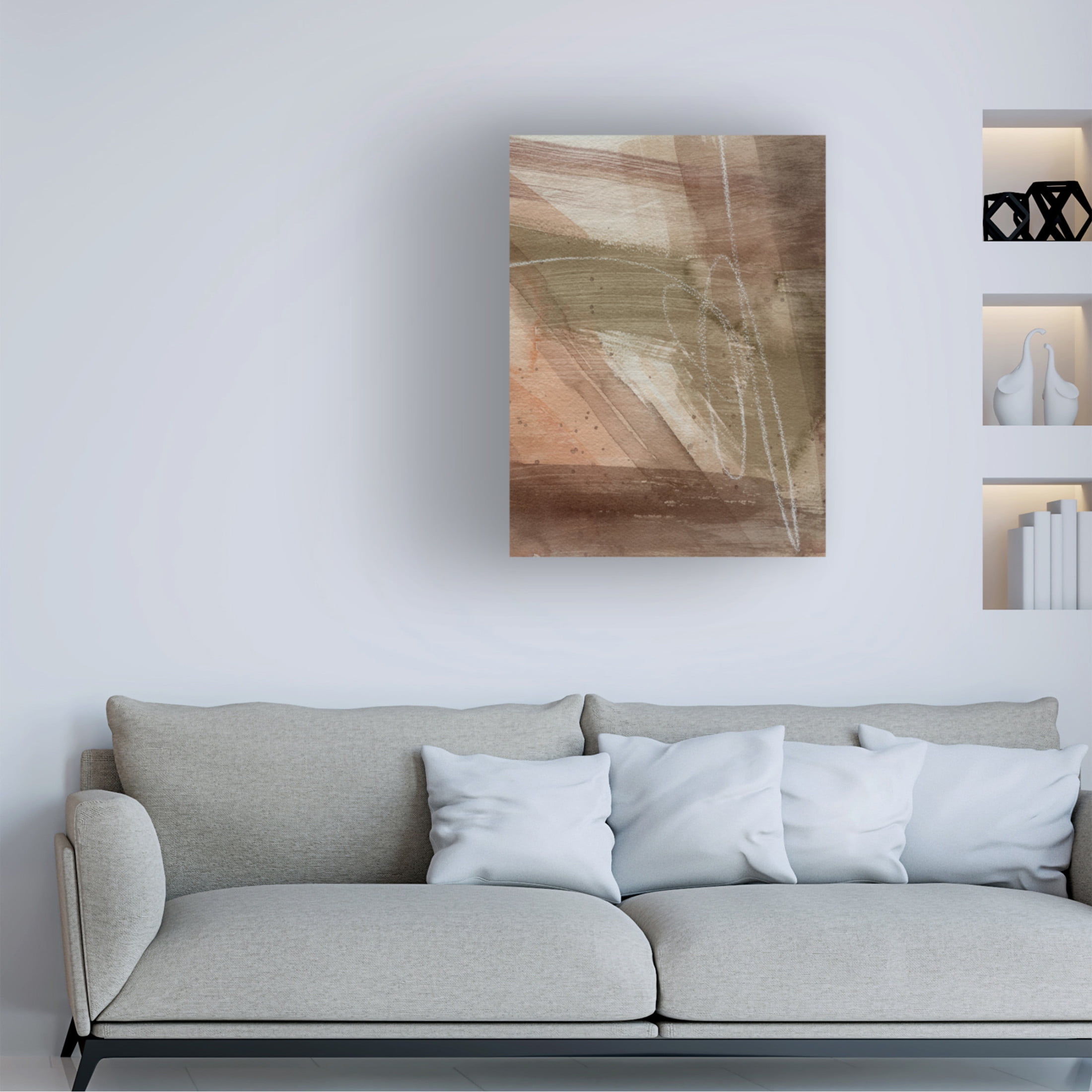 Trademark Fine Art Grace Popp  Peach on Earth II Canvas Wall Art