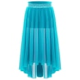 thumbnail image 2 of Aislor Girls Ballet Modern Jazz Dance Maxi Skirt Irregular Practice Lyrical Ballerina Sky Blue 12, 2 of 7