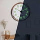 thumbnail image 5 of Relojes Reloj de pared luminoso Luz nocturna sin tictac Funciona con pilas Brilla en la oscuridad Blanco, 5 of 8