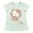 thumbnail image 1 of Playera Para Niña Sanrio Hello Kitty Cuello Redondo Manga Corta Talla 6 Verde, 1 of 2
