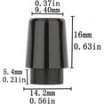 thumbnail image 3 of Wekity 12Pcs Golf Ferrules Compatible with Irons 0.355 Inch Tip Irons Shaft Golf Club Shafts Sleeve Adapter-0619, 3 of 5