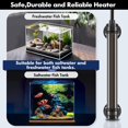 thumbnail image 3 of Calentador de acuario Orlushy sumergible de 50 W para tanque de 20-40 litros, 3 of 7