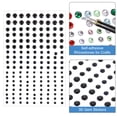 thumbnail image 3 of Unique Bargains Self Adhesive Rhinestone Stickers for Makeup and Decorative Crafts Style A, 3 of 5