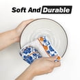 thumbnail image 6 of Sm:)e Blue Maple Leaves Pumpin Fall Kitchen Dish Towels Set of 2, Soft & Absorbent Washcloth 18x26 Inch, 6 of 6