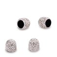thumbnail image 3 of Mini-Factory Car Tire Valve Stem Caps Bling Deluxe Auto Crystal Diamond Accessories Car Tire/Wheel Decoration - Silver, 3 of 3