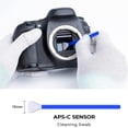 thumbnail image 4 of Hisopo de limpieza para sensor de fotograma completo de 24 mm * 10 + Limpiador de sensor de 20 ml, sensor CMOS y CCD para cámara digital DSLR SLR, 4 of 4