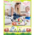 thumbnail image 3 of Set de tren magnético de madera Oomloid de 11 piezas, juguete Montessori, 3 of 7