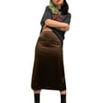 thumbnail image 4 of Kmbangi Women Skirt with Skull / Leopard Print, High Waist Version Straight Design Summer Clothing, 4 of 5