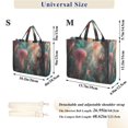 thumbnail image 2 of FORMRS Womens Corduroy Tote Bag Crossbody Shoulder Handbag with Pocket, Psychedelic Forest, 2 of 7