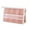 Pink, variant on Large Travel Cosmetic Bag for Women Portable Makeup Toiletry Accessories Organizer Durable
