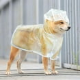 thumbnail image 5 of Outdoor Transparent Clear Dog Rain Coat PVC Pet Rain Suit Puppy Jacket M, 5 of 8