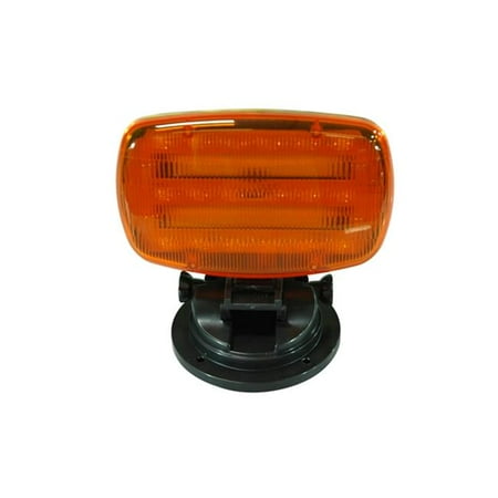 strobe battery light magnetic powered base amber led locking lens adjustable walmart larson