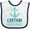 White and Navy, variant on Inktastic Captain Adorable, Boat Anchor, Sailor, Sailing Boys Baby Bib