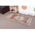 thumbnail image 3 of Moroccan Rug, Vintage Rug, Turkish Rug, Wool Rugs, 2.6x4.5 ft Small Rug, 3 of 9