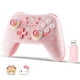 thumbnail image 1 of Controlador Inalámbrico Kuitmor Hello Kitty para Switch Rosa 1000mAh, 1 of 9
