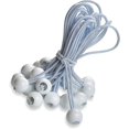 thumbnail image 1 of 25 cordones elásticos de goma profesionales con bolas (blancos 195 mm) para carpas, lonas, carteles. Tensor de lona, ​​banda elástica, 1 of 3