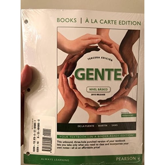 Pre-Owned Gente: Nivel Basica LL W/Myspanishlab W/Etext and Duolingo Access Codes Paperback