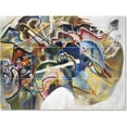 thumbnail image 1 of Ceramic Tile Mural-Wassily Kandinsky Abstract Painting 55. 24" w x 18" h using (12) 6 x 6 ceramic tiles, 1 of 3