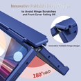 thumbnail image 4 of For Samsung Galaxy Z Fold 6 Case, Heavy Duty with Innovative Foldable Hinge Protection Case, Generic Stylus & S Pen Holder, Screen Protector, Shockproof Rugged Stand Cover 5G 2024,White, 4 of 7