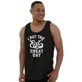 thumbnail image 5 of I Put Eat In Cheat Day Funny Foodie Tank Top T Shirts Men Women Brisco Brands S, 5 of 6