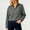 Gray women cropped jacket a1, variant on Tusihei Women Collared Long Sleeve Zip Up Drawstring Casual Cropped Jacket Outdoor Tops Loose Fit Pullover Blouse Lightweight Spring Summer Streetwear, Blue 2XL