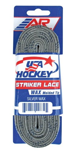 White or Black 132 Inches A&R Sports USA Hockey Laces Waxed Striker Laces 
