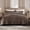 Brown-Full/Queen (92" x 96", Double-Velvet), variant on Double-sided Queen Size Quiltforter Set Reversible 92''x96'' Oversized Luxury Ultra Soft Bedspread With 2 Matching Shams All-season Bedding Mocha Brown