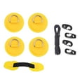 thumbnail image 1 of D Pad Patch Bungee Accessories Set Material premium Cuerda elástica de goma elástica Parche versátil de 8 cm con ganchos de cable para bote infla Amarillo DYNWAVEMX Parche de almohadilla para kayak, 1 of 7