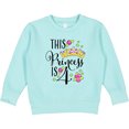 thumbnail image 2 of Inktastic This Princess is Four 4th Birthday Toddler Sweatshirt, 2 of 4