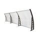 thumbnail image 5 of Zimtown - Toldo para Puerta Delantera de Patio, 39,37 x 118,11 Pulgadas, Tablero Transparente y Soporte Gris, 5 of 8