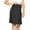 Black, variant on GJSYRH Girls Knee to Midi Length Aline Skirt with Built-in Shorts or Leggings Black 13-14 Years