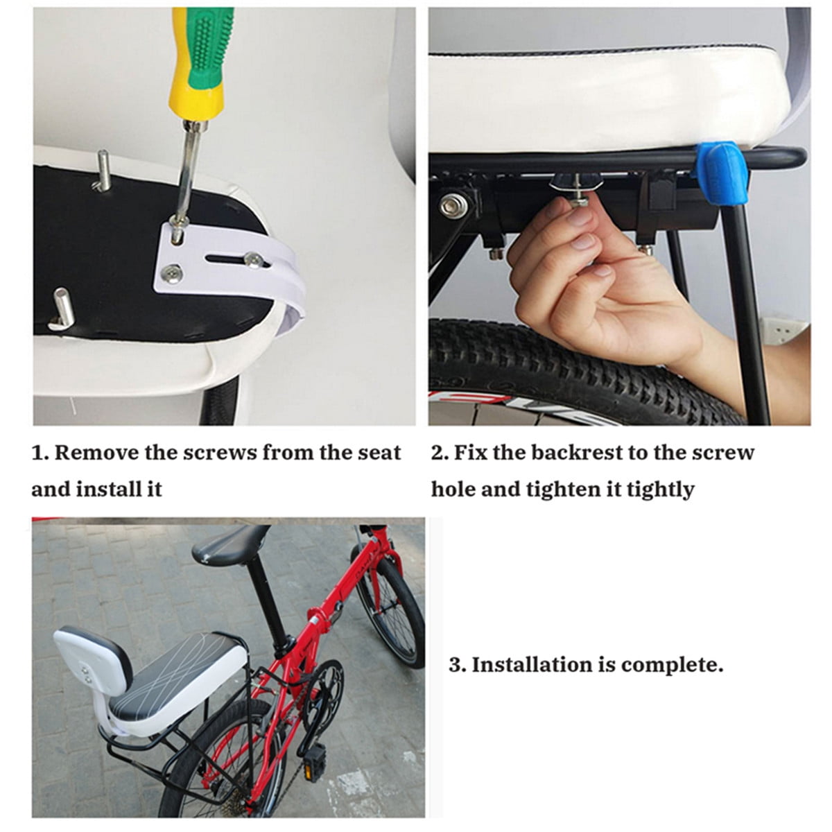 bicycle rear seat cushion