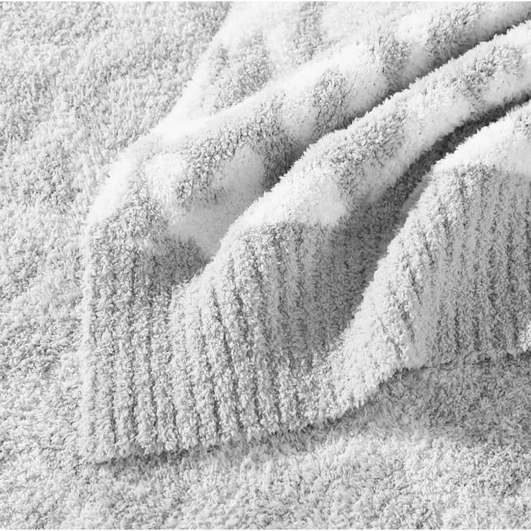 Better Homes Gardens Gray Leopard Cozy Knit Throw Blanket