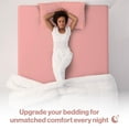thumbnail image 3 of Superity Linen Fitted Sheet - 100% Cotton RV Size Mattress Cover - Soft, Smooth, and Comfortable - 200 Thread Count - Bed Sheet Stretches to 14 inches for Snug Fit., 3 of 10