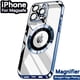 thumbnail image 2 of Original Logo Magnifying Plating Clear Cover For Apple Magsafe Case Iphone 15 14 Plus 11 12 13 Pro Max Magnetism 4K Camera Film, 2 of 5