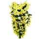 thumbnail image 1 of 4 pétalos de flores artificiales colgantes, violetas, imitación de enredadera, decoración para bodas y hogar (amarillas), 1 of 5
