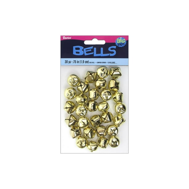 Darice Jingle Bells 19mm Gold 30pc - Walmart.ca