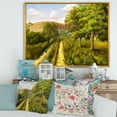 thumbnail image 2 of Designart 'Vital Country Road During Summer' Traditional Framed Canvas Wall Art Print, 2 of 5